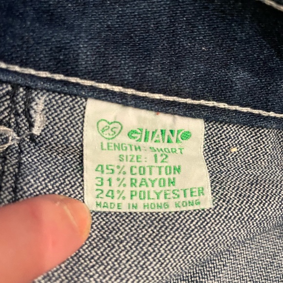Vintage‎ PS Gitano Women’s Jeans Dark Wash Size 12 Short Excellent Cond - Picture 5 of 10